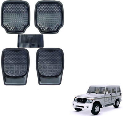 AuTO ADDiCT Rubber, PVC Standard Mat For  Mahindra Bolero(Black)