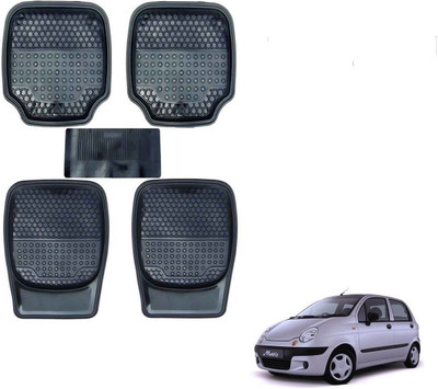 AuTO ADDiCT Rubber, PVC Standard Mat For  Universal For Car(Black)