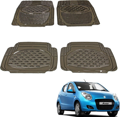 Oshotto Rubber Standard Mat For  Maruti Suzuki A-Star(Black)