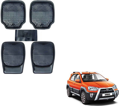 AuTO ADDiCT Rubber, PVC Standard Mat For  Universal For Car(Black)