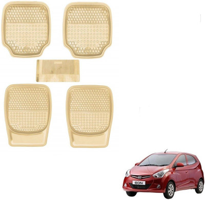 AuTO ADDiCT Rubber, PVC Standard Mat For  Hyundai Eon(Beige)