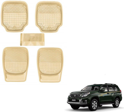 AuTO ADDiCT Rubber, PVC Standard Mat For  Toyota Land Cruiser Prado(Beige)