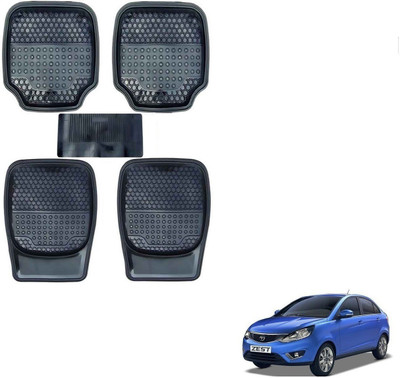 AuTO ADDiCT Rubber, PVC Standard Mat For  Universal For Car(Black)