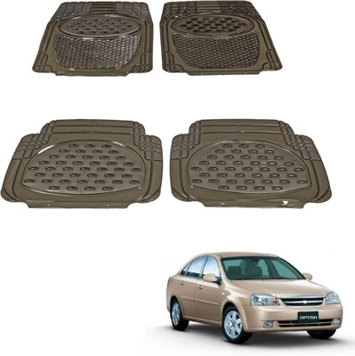 Oshotto Rubber Standard Mat For  Chevrolet Optra(Black)