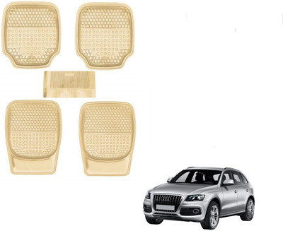 AuTO ADDiCT Rubber, PVC Standard Mat For  Audi Q5(Beige)
