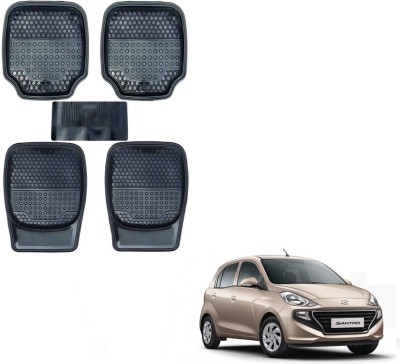 AuTO ADDiCT Rubber, PVC Standard Mat For  Hyundai Santro(Black)