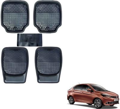 AuTO ADDiCT Rubber, PVC Standard Mat For  Universal For Car(Black)