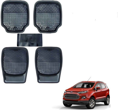 AuTO ADDiCT Rubber, PVC Standard Mat For  Universal For Car(Black)