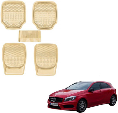 AuTO ADDiCT Rubber, PVC Standard Mat For  Mercedes Benz A-Class(Beige)