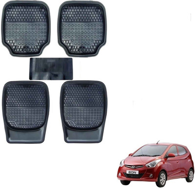 AuTO ADDiCT Rubber, PVC Standard Mat For  Hyundai Eon(Black)