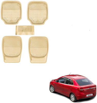 AuTO ADDiCT Rubber, PVC Standard Mat For  Ford Aspire(Beige)