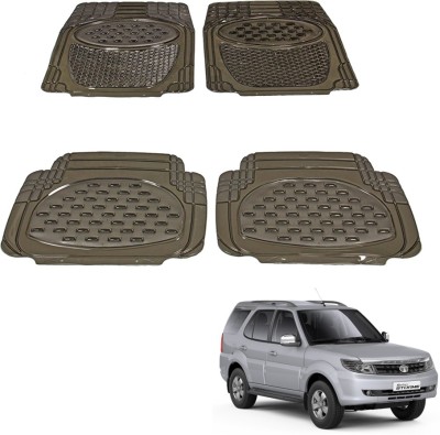 Oshotto Rubber Standard Mat For  Tata Safari Storme(Black)