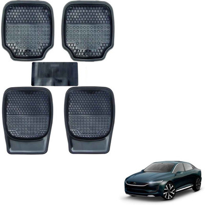 AuTO ADDiCT Rubber, PVC Standard Mat For  Universal For Car(Black)