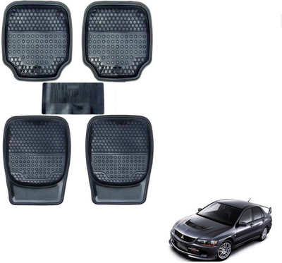 AuTO ADDiCT Rubber, PVC Standard Mat For  Mitsubishi Lancer(Black)