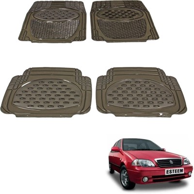 Oshotto Rubber Standard Mat For  Maruti Suzuki Esteem(Black)