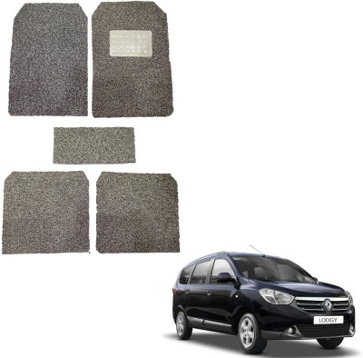 Oshotto Rubber, Plastic Standard Mat For  Renault Lodgy(Grey)