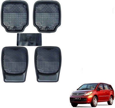 AuTO ADDiCT Rubber, PVC Standard Mat For  Universal For Car(Black)