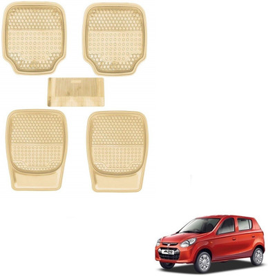 AuTO ADDiCT Rubber, PVC Standard Mat For  Maruti Suzuki Alto 800(Beige)
