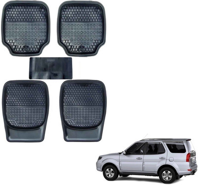 AuTO ADDiCT Rubber, PVC Standard Mat For  Universal For Car(Black)