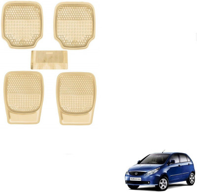 AuTO ADDiCT Rubber, PVC Standard Mat For  Tata Indica Vista(Beige)