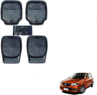 AuTO ADDiCT Rubber, PVC Standard Mat For  Universal For Car(Black)