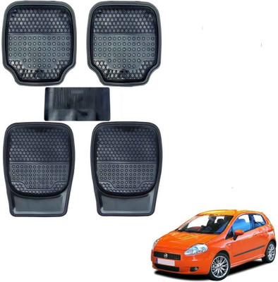 AuTO ADDiCT Rubber, PVC Standard Mat For  Universal For Car(Black)