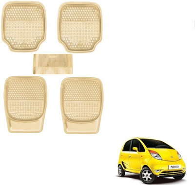AuTO ADDiCT Rubber, PVC Standard Mat For  Tata Nano(Beige)