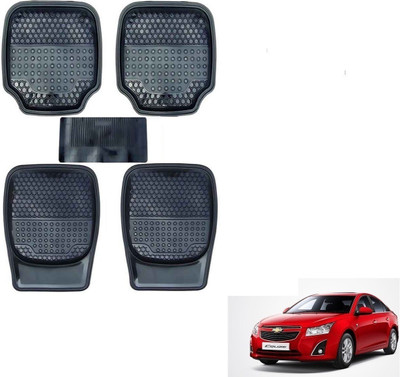 AuTO ADDiCT Rubber, PVC Standard Mat For  Universal For Car(Black)