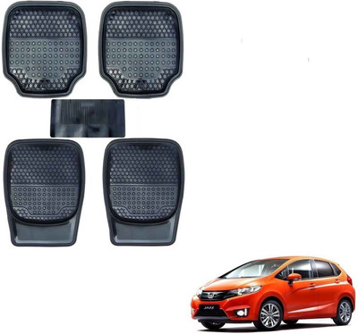 AuTO ADDiCT Rubber, PVC Standard Mat For  Honda Jazz(Black)