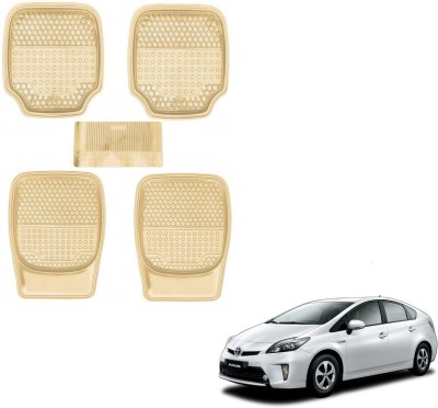 AuTO ADDiCT Rubber, PVC Standard Mat For  Toyota Prius(Beige)