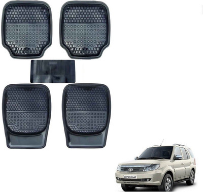AuTO ADDiCT Rubber, PVC Standard Mat For  Tata Safari Storme(Black)