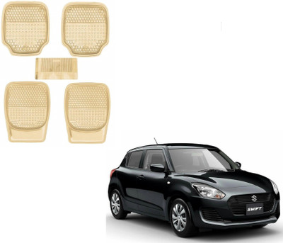AuTO ADDiCT Rubber, PVC Standard Mat For  Maruti Suzuki New Swift(Beige)