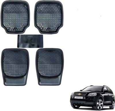 AuTO ADDiCT Rubber, PVC Standard Mat For  Universal For Car(Black)