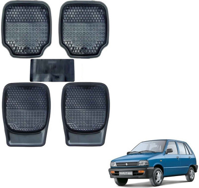 AuTO ADDiCT Rubber, PVC Standard Mat For  Universal For Car(Black)