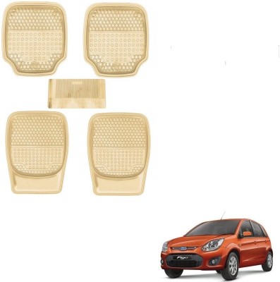 AuTO ADDiCT Rubber, PVC Standard Mat For  Ford Figo(Beige)