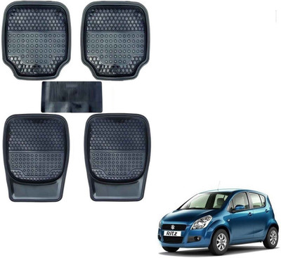 AuTO ADDiCT Rubber, PVC Standard Mat For  Maruti Suzuki Ritz(Black)