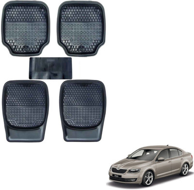 AuTO ADDiCT Rubber, PVC Standard Mat For  Universal For Car(Black)