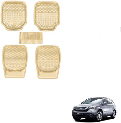 AuTO ADDiCT Rubber, PVC Standard Mat For  Honda CR-V(Beige)