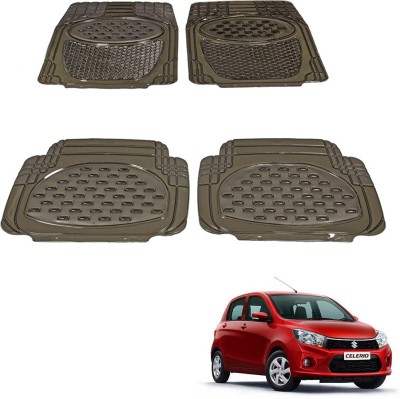 Oshotto Rubber Standard Mat For  Maruti Suzuki Celerio(Black)