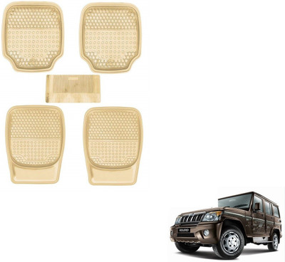 AuTO ADDiCT Rubber, PVC Standard Mat For  Mahindra Bolero(Beige)