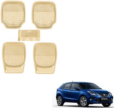 AuTO ADDiCT Rubber, PVC Standard Mat For  Universal For Car(Beige)