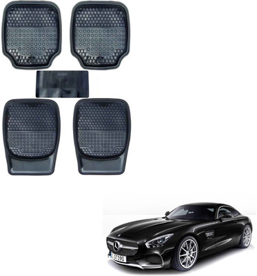 AuTO ADDiCT Rubber, PVC Standard Mat For  Universal For Car(Black)