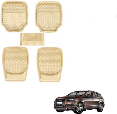 AuTO ADDiCT Rubber, PVC Standard Mat For  Audi Q7(Beige)