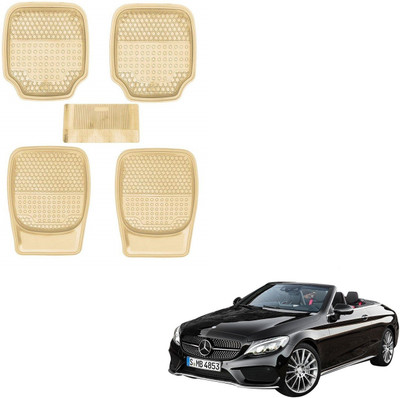 AuTO ADDiCT Rubber, PVC Standard Mat For  Mercedes Benz E-Class(Beige)