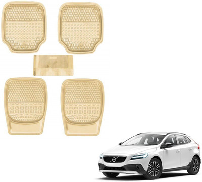 AuTO ADDiCT Rubber, PVC Standard Mat For  Volvo V40(Beige)