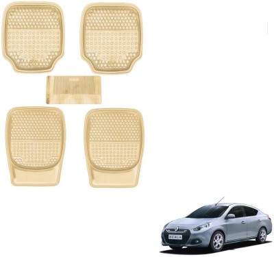 AuTO ADDiCT Rubber, PVC Standard Mat For  Renault Scala(Beige)