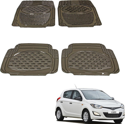 Oshotto Rubber Standard Mat For  Hyundai i20(Black)