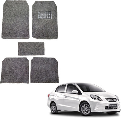 Oshotto Rubber, Plastic Standard Mat For  Honda Amaze(Black)