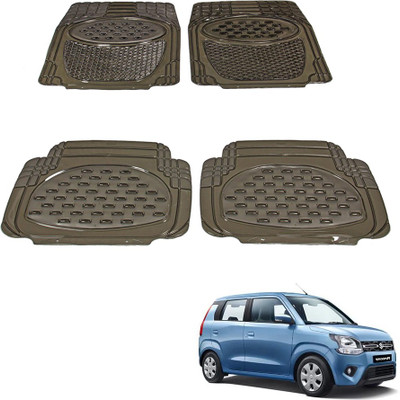Oshotto Rubber Standard Mat For  Maruti Suzuki WagonR(Black)