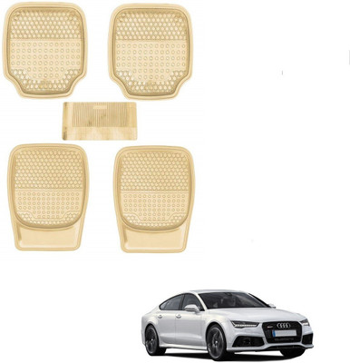 AuTO ADDiCT Rubber, PVC Standard Mat For  Audi A7(Beige)